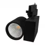 SYNERGY21 Faretto LED su binario VLA Series 30W 45° bianco caldo CRI>90 nero