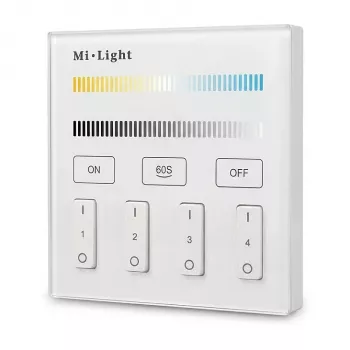 MIBOXER B2 telecomando LED Smart Panel Dual White (CCT) 4 zone