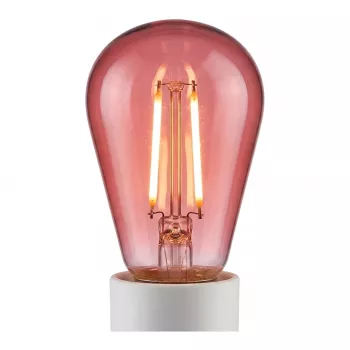 SYNERGY21 LED retrofit E27 S14 rosso 2W per catene luminose
