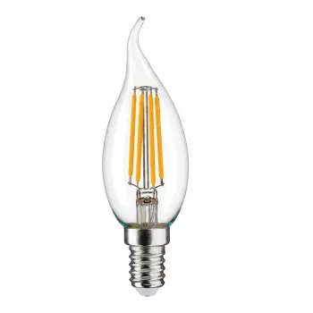 SYNERGY21 lampada LED retrofit E14 candela 4,5W bianco caldo dimmerabile opaco