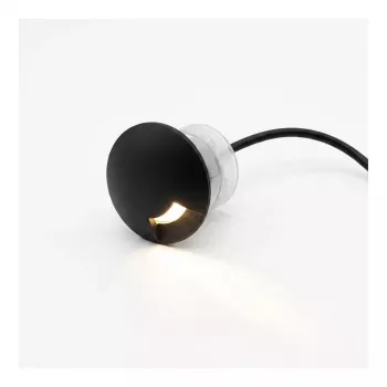 SYNERGY21 LED faretto da incasso a terra ARGOS segmento rotondo 2 IP67 bianco caldo - nero