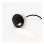SYNERGY21 LED faretto da incasso a terra ARGOS segmento rotondo 2 IP67 bianco caldo - nero