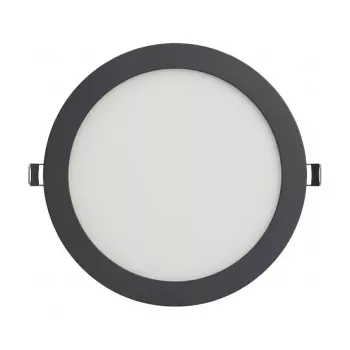 SYNERGY21 LED Ultra Slim Panel Light V6 24W Dual White (CCT) nero 24V