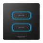 MIBOXER ESZ2B interruttore smart a parete a 2 canali con sensore di movimento, Zigbee 3.0 + 2,4 GHz, dimmer, bianco