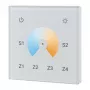 SYNERGY21 LED Controller EOS 05 Dimmer a parete Dual White (CCT) Touch 4 zone