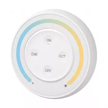 MiBoxer S1-B Telecomando Sunrise per LED Dual White (CCT), 2,4 GHz, nero