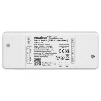 Synergy 21 interruttore smart LED WiFi + 2.4G + Push Milight/Miboxer (SWL)