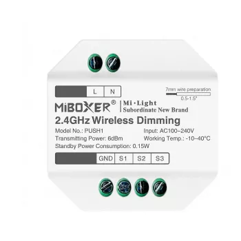 Miboxer Synergy 21 Controller dimmer LED 2,4GHz wireless push dimming (PUSH1)