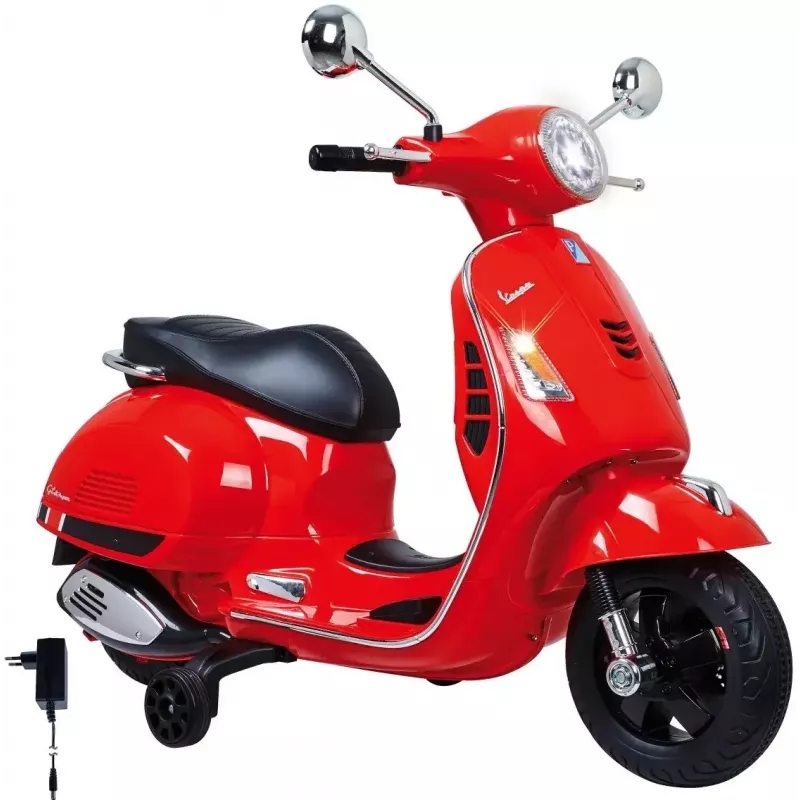 Jamara Vespa GTS 125 rosso Li-Power 12.6 cavalcabile