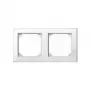 MERTEN cornice doppia bianco 15,2 x 8,1 cm