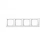 MERTEN cornice di copertura quadrupla bianco polare 29,4 x 8,1 cm System M