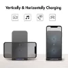 LogiLink supporto per smartphone e caricabatterie wireless nero