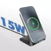 LogiLink supporto per smartphone e caricabatterie wireless nero