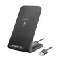 LogiLink supporto per smartphone e caricabatterie wireless nero