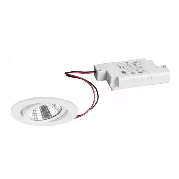Brumberg Nivalis faretto LED da incasso 8W 3000K 650lm bianco foro 68mm