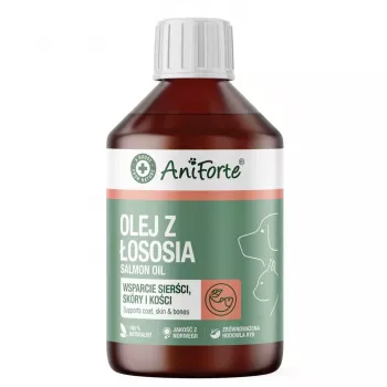 ANIFORTE Salmon Oil - integratore alimentare per cani e gatti - 250ml