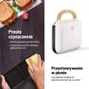 Lauben 3-in-1 900W sandwich maker - nero/argento