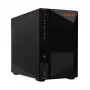 ASUS Asustor Lockerstor 2 Gen2+ (AS6702T v2) NAS desktop 2 vani server Intel Celeron N5105 4GB DDR4 senza dischi nero