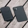 Evelatus Apple iPhone 11 Pro Max custodia premium in carbonio ECCI11 nero