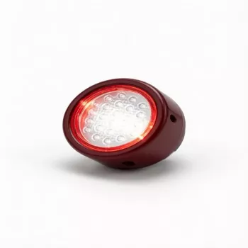 iLike Johorse CB-18159 cinturino tipo coda luce rossa nero