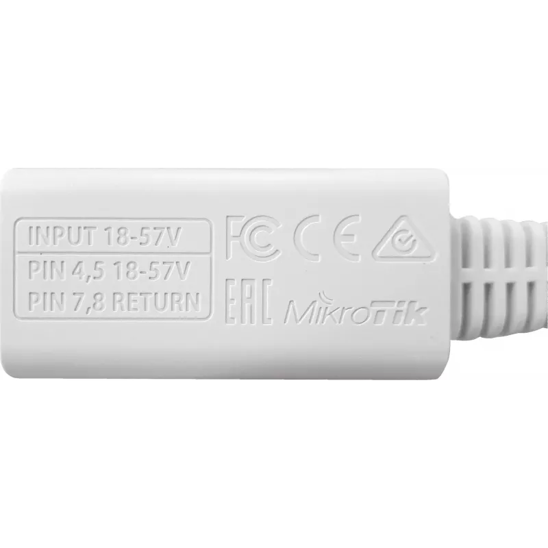 MikroTik RBGPOE iniettore PoE Gigabit passivo, 18-57 V DC
