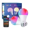 LEPRO B2-2 lampada LED E27 Wi-Fi, 1100 lm, confezione da 2