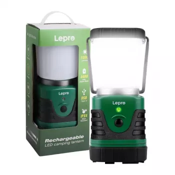 LEPRO 3300008 lampada da campeggio, 1000 lm, 3600 mAh