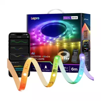 LEPRO SW1-6 striscia LED smart RGB, 6 m