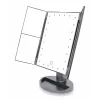 RIO MMFD-EU/1,6 specchio da trucco con 24 LED touch dimmerabile, nero