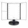 RIO MMFD-EU/1,6 specchio da trucco con 24 LED touch dimmerabile, nero