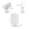 RIO MMFS-EU-L/1,6 specchio pieghevole full size, bianco