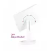 RIO MMFS-EU-L/1,6 specchio pieghevole full size, bianco