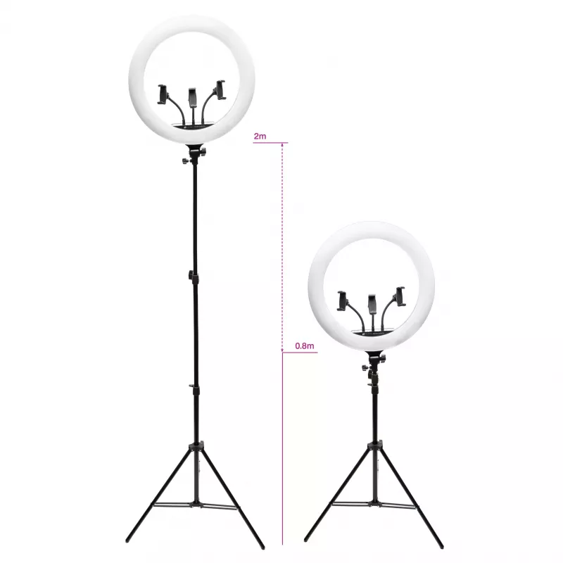 RIO RL18-EU/1.2 ring light LED dimmerabile da 45cm