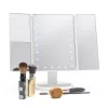 Rio MMFD-WH-EU/1,3 Specchio da trucco 24 LED touch dimmerabile, bianco