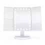 Rio MMFD-WH-EU/1,3 Specchio da trucco 24 LED touch dimmerabile, bianco