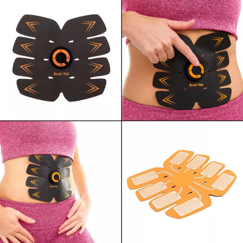 Bodi-Tek BT-ABTR5-EU/1.1 Ab Trainer nero/arancione