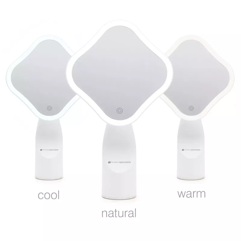 RIO MMIF-EU/1.1 Specchio da trucco con ingrandimento 5x e illuminazione LED, cromo lucido