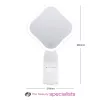 RIO MMIF-EU/1.1 Specchio da trucco con ingrandimento 5x e illuminazione LED, cromo lucido