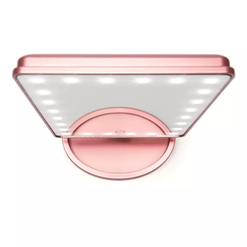 Rio MMSP-RG-EU/1,2 Specchio da trucco 24 LED touch dimmerabile, oro rosa