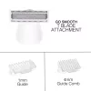 Rio SHTR-EU/1.3 Go Smooth Rasoio e trimmer bikini 4-in-1 per donna, bianco