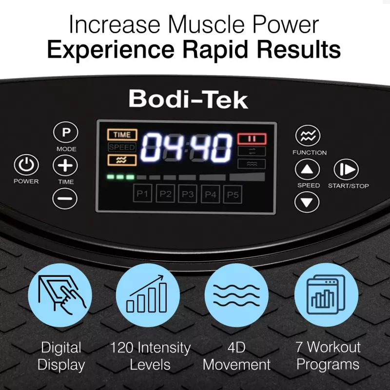 Bodi-Tek BT-VIBD-EU Piattaforma vibrante 4D
