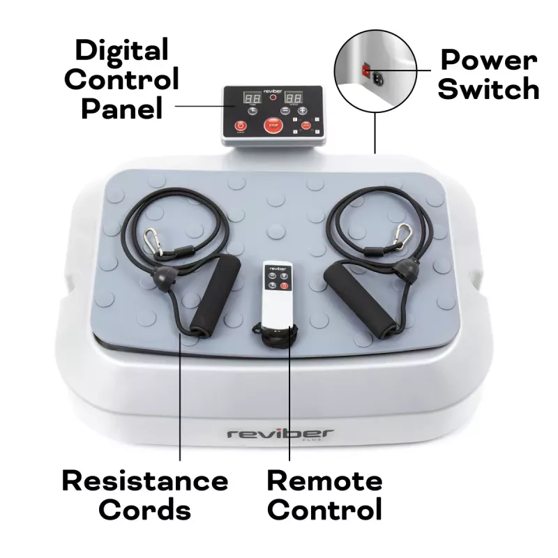 Reviber RV-VIPL/ER-02 Plus Piattaforma vibrante oscillante Exerciser ER02