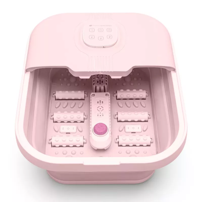 RIO FTBH13-EU-PK/1,3 Deluxe Spa per piedi pieghevole rosa