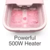 RIO FTBH13-EU-PK/1,3 Deluxe Spa per piedi pieghevole rosa
