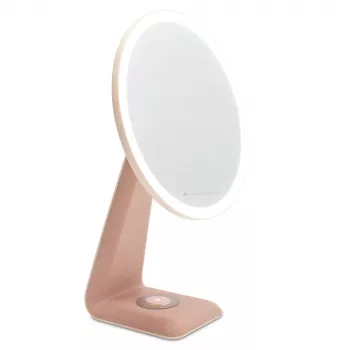 RIO MMDL-EU/1,0 Specchio per trucco High Performance - Doppia faccia ingrandimento 1x/5x, luce diurna LED, sensore touch dimmerabile, cromato