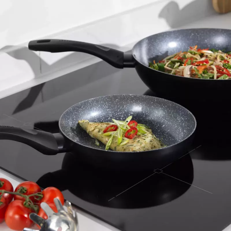 Progress BW12901EU7 Marble Ceramic Padella wok 20cm