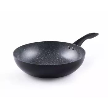 Progress BW12915EU7 Padella wok Marble Ceramic 28 cm con coperchio
