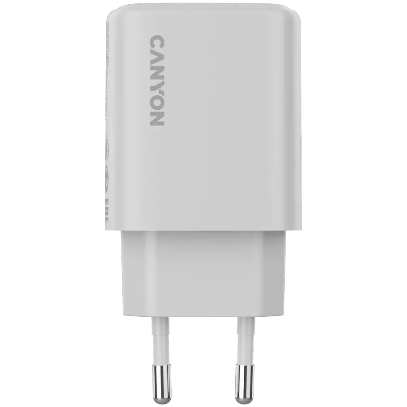 CANYON OnCharge 200 caricabatterie da parete 20W 1xPD 1xQC EU bianco