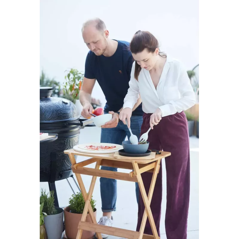 Barbecook BC-ACC-7154 tavolo da taglio in bambù 70x43x81 cm