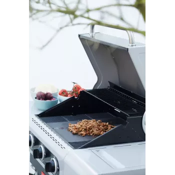Barbecook Dynamic Core piastra di cottura in ghisa smaltata, 43 x 35 x 2 cm
